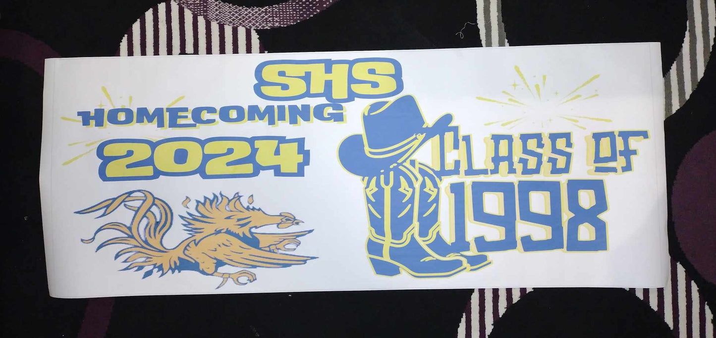 Custom Full Color Printed Paper Banner